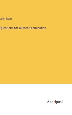 Questions for Written Examination 3382133237 Book Cover