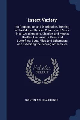 Insect Variety: Its Propagation and Distributio... 1376990288 Book Cover