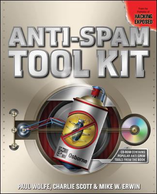 Anti-Spam Tool Kit [With CDROM] 007223167X Book Cover