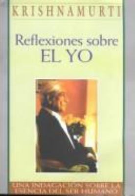 Reflexiones sobre el yo [Spanish] 8441403996 Book Cover