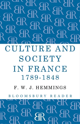 Culture and Society in France 1789-1848 1448205077 Book Cover