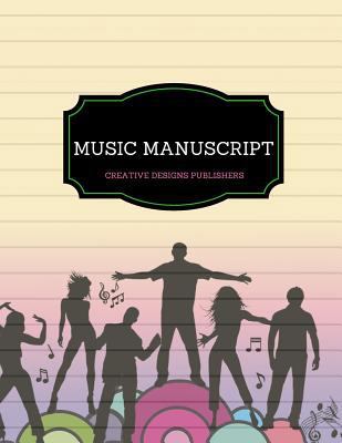 Music Manuscript - 8 Staves 1542513561 Book Cover