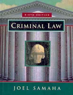 Criminal Law 0534547206 Book Cover