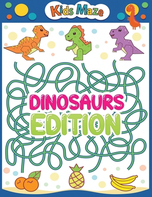 kids maze dinosaurs edition: An Amazing Dinosau... B08QS9GFT9 Book Cover