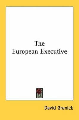 The European Executive 054844711X Book Cover