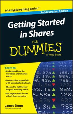 Getting Started in Shares for Dummies 0730320626 Book Cover