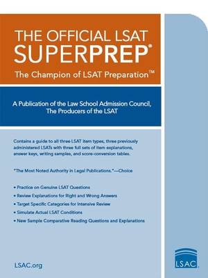 The Official LSAT Superprep: The Champion of LS... B008VWNCWW Book Cover