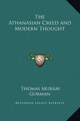 The Athanasian Creed and Modern Thought 116928258X Book Cover