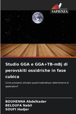 Studio GGA e GGA+TB-mBj di perovskiti ossidrich... [Italian] 6203244597 Book Cover