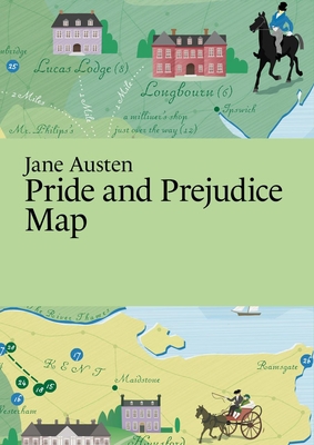 Jane Austen: Pride and Prejudice Map 9152770931 Book Cover