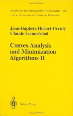 Convex Analysis and Minimization Algorithms I: ... 3540568506 Book Cover