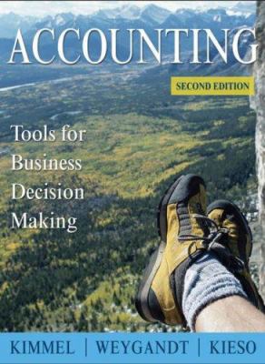 Accounting: Tools for Business Decision Making 0470087447 Book Cover