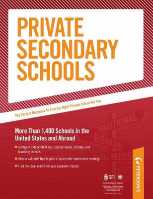 Private Secondary Schools 2011-2012 B005Q5QB9S Book Cover