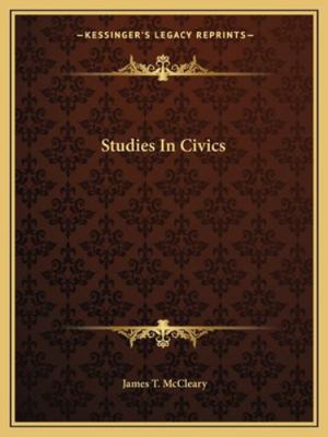 Studies In Civics 1162686022 Book Cover
