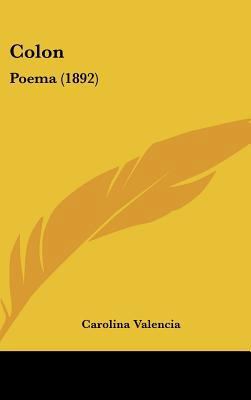 Colon: Poema (1892) [Spanish] 1161879196 Book Cover