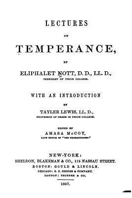 Lectures on Temperance 1534893881 Book Cover