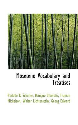 Moseteno Vocabulary and Treatises 1116793040 Book Cover