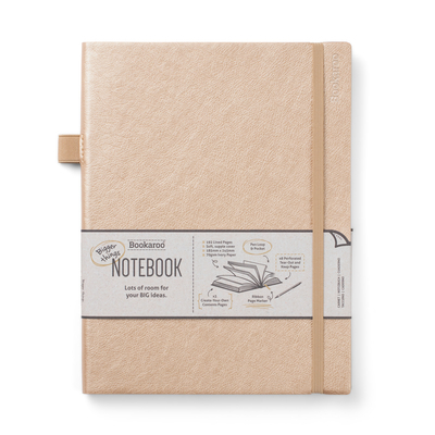 Bookaroo Bigger Things Notebook Gold B09WN63B5S Book Cover