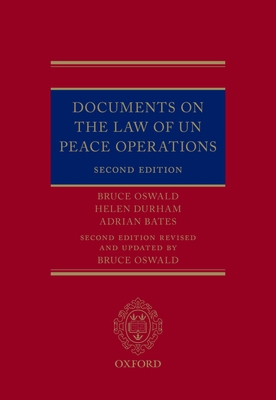 Documents on the Law of Un Peace Operations 019875728X Book Cover