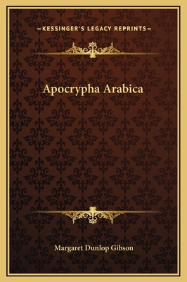 Apocrypha Arabica 1169263496 Book Cover