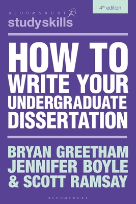 How to Write Your Undergraduate Dissertation 1350540021 Book Cover
