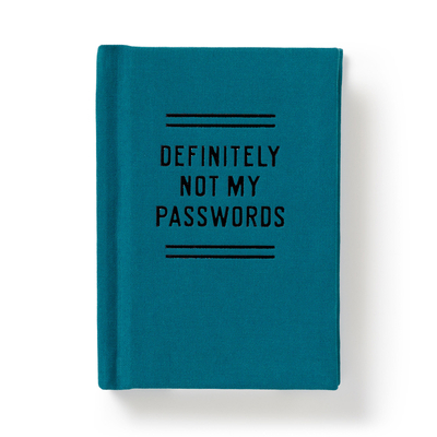 Definitely Not My Passwords - Password Diary 0735382999 Book Cover