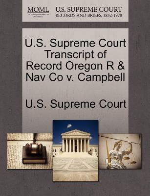 U.S. Supreme Court Transcript of Record Oregon ... 1244955906 Book Cover