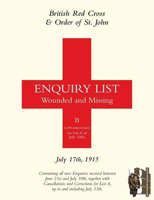British Red Cross & Order of St John Enquiry Li... 1847349218 Book Cover