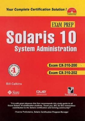 Solaris 10 System Administration: Exam Prep CX-... 8176357669 Book Cover