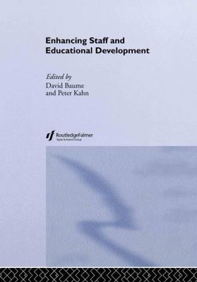 Enhancing Staff and Educational Development 0415335043 Book Cover