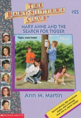 Mary Anne and the Search for Tigger 0590673939 Book Cover