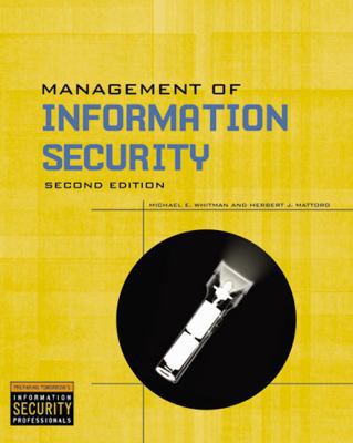 Management Of Information Security 1423901304 Book Cover
