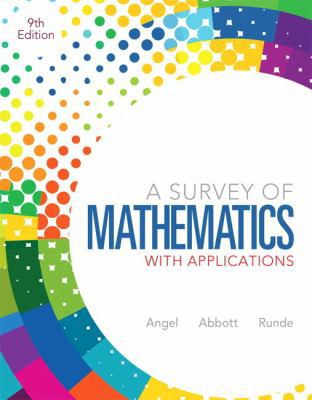 Survey of Mathematics with Applications, A, Plu... 0321837533 Book Cover