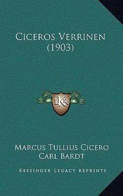 Ciceros Verrinen (1903) [Latin] 1165373432 Book Cover