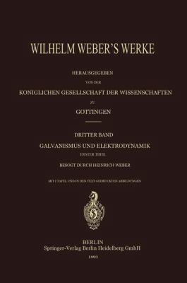 Wilhelm Weber's Werke [German] 3662227622 Book Cover
