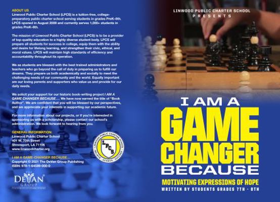 Paperback I Am a Game Changer Because Book