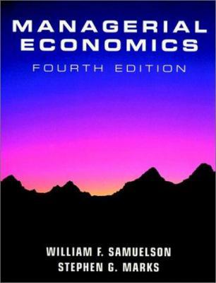 Managerial Economics 0470000449 Book Cover