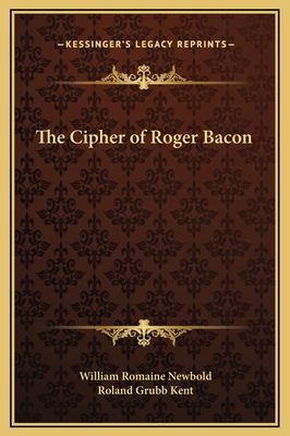 The Cipher of Roger Bacon 116931886X Book Cover