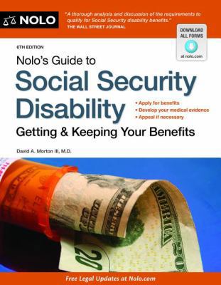 Nolo's Guide to Social Security Disability: Get... 1413316891 Book Cover