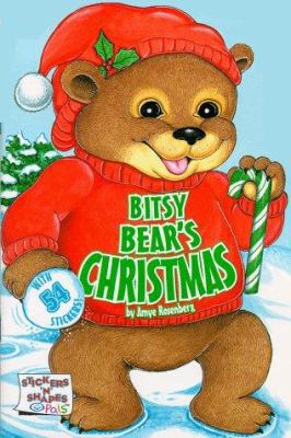 Bitsy Bear's Christmas [With 2-Page Sticker Ins... 0689818084 Book Cover