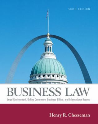 Business Law: Legal Environment, Online Commerc... 0131984934 Book Cover