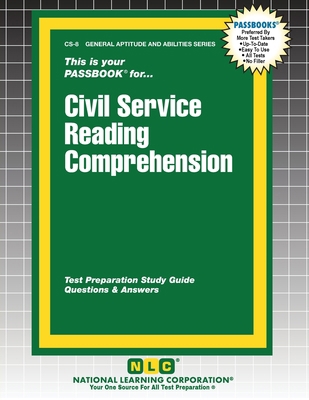 Civil Service Reading Comprehension 1799367088 Book Cover