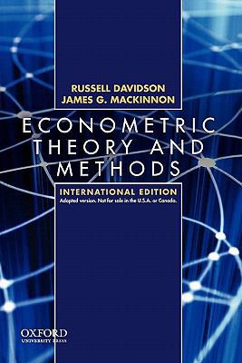 Econometric Theory and Methods: International E... 0195391055 Book Cover