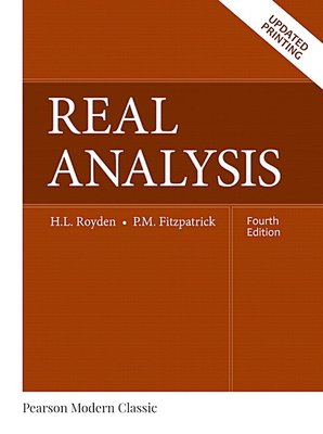 Real Analysis (Classic Version) 0134689496 Book Cover