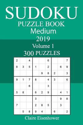 300 Medium Sudoku Puzzle Book 2019 1720301166 Book Cover