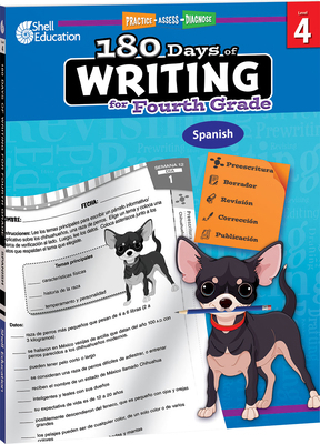 180 Days(tm) Writing for Fourth Grade: Practice... [Spanish] 1087648742 Book Cover