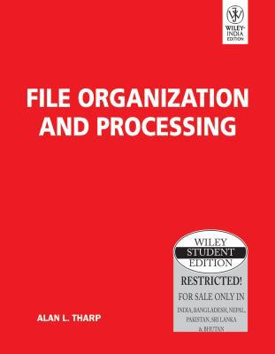 File Organization and Processing 8126518685 Book Cover