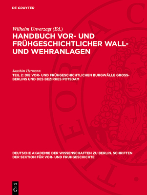 Die Vor- Und Frühgeschichtlichen Burgwälle Gros... [German] 3112727762 Book Cover