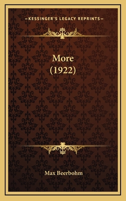 More (1922) 1164254707 Book Cover