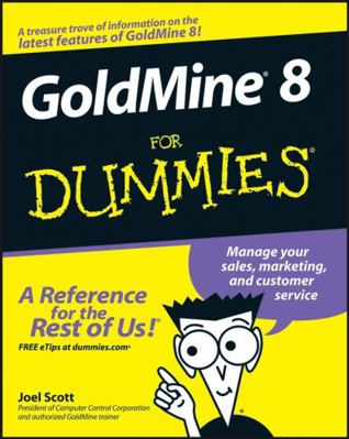 Goldmine 8 for Dummies 0764598341 Book Cover